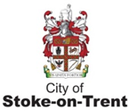 The coat of arms of Stoke on Trent City Council.