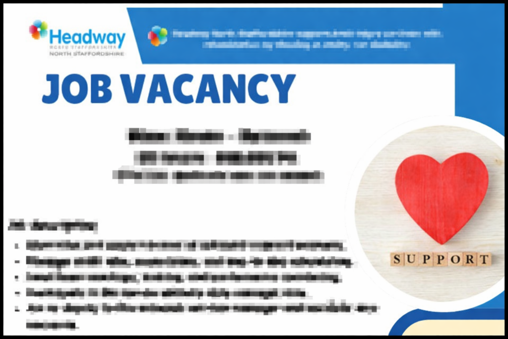 Bluured generic job advert image